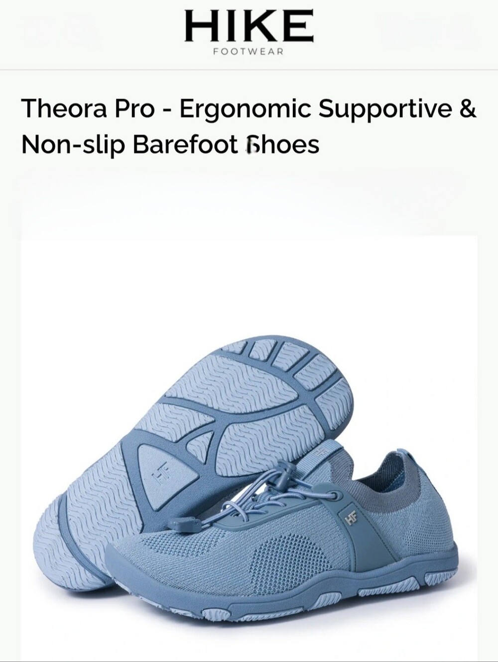 Hike Footwear Theora Pro. Women's 6 New Ergonomic Barefoot Wide Toe Box Non Slip